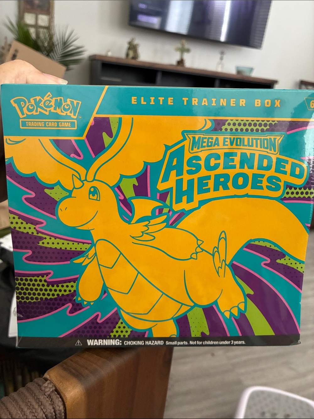 NWTS Sealed Ascended Heroes Elite Trainer Box - Yellow & Teal
